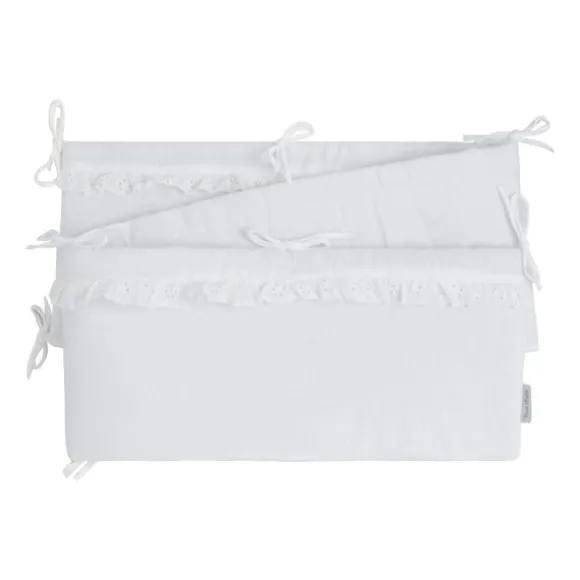 Baby's Only Calm Box Bumper - White