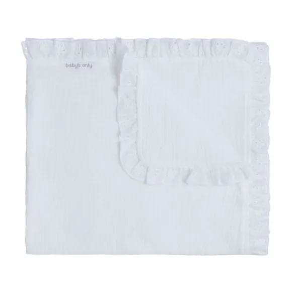 Baby's Only Ledikantdeken - Calm - 100x135 cm - Wit