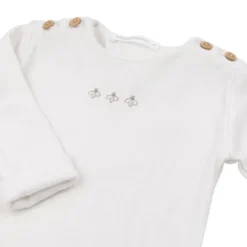 Bamboom Jumpsuit Met Voetjes Bees - Cream - 1 M