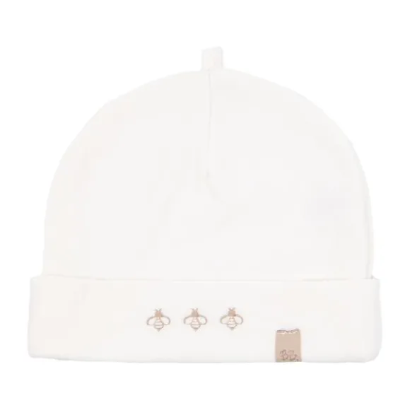 Bamboom Muts Bees - Cream - Maat S (0-4M)
