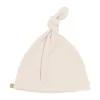 Bamboom Mutsje met knoop - Warm White - One Size