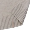 Bamboom 4‑Seizoenen Deken met Kasjmier - 80×80 cm - Stone Sand