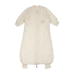 Bamboom Winterslaapzak Combi met armen en voeten – 12‑36M – Mousseline Farm Stripe