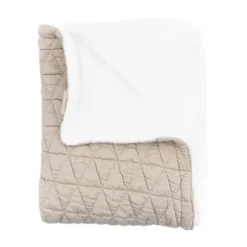 Bamboom Wrinkled Ledikantdeken - Grijs