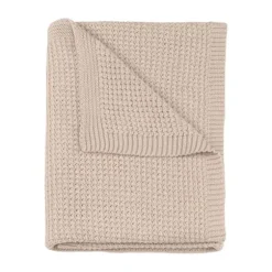 Bemini Deken - Knitty - 80x100 cm - Sesame