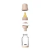 BIBS Fles - Slow Flow - 120 ml - Glas/Latex - Blush
