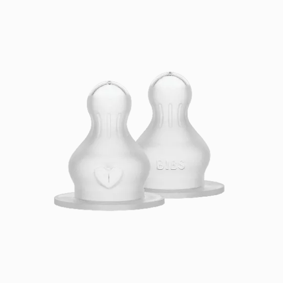 BIBS Flesspeen Rond - Slow Flow - 2 Pack - Silicone