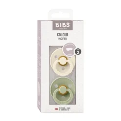BiBs Fopspeen - Rond - 2 Stuks - 6-18 Mnd - Hush / Grape