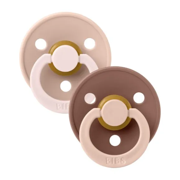 BiBs Studio Fusion Fopspeen - Rond - 2 Stuks - 6-18 Mnd - Sage/Hunter Green