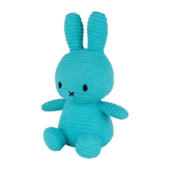 Bon Ton Toys Knuffel - Miffy ECO Corduroy - 23 cm - Teal