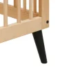 Bopita Fay Bed 60×120 cm - Naturel/Mat Zwart