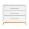 Bopita Fenna Babykamer Wit / Naturel | Bed 60 x 120 cm + Commode + Kast 2-Deurs