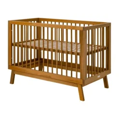 Bopita Kaleo Babykamer - Dune / Rose Wood | Bed 60 x 120 cm + Commode
