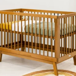 Bopita Kaleo Babykamer - Dune / Rose Wood | Bed 60 x 120 cm + Commode