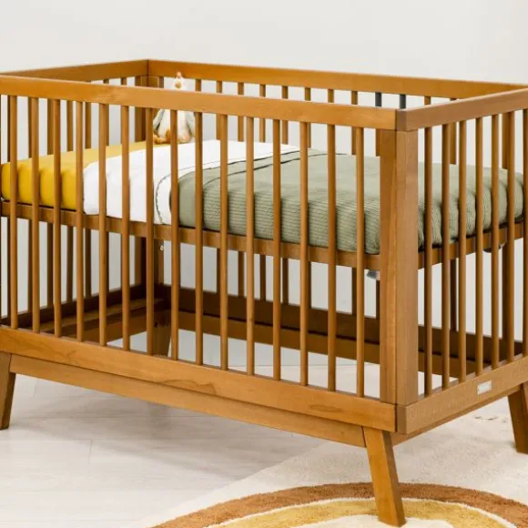 Bopita Kaleo Babykamer - Dune / Rose Wood | Bed 60 x 120 cm + Commode