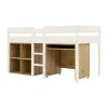 Bopita Mick Halfhoogslaper 90x200 Bureau + Vakkenkast | Dune