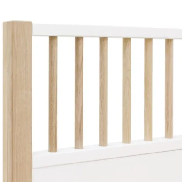 Bopita Mika Bed Wit / Eiken 90 x 200 cm
