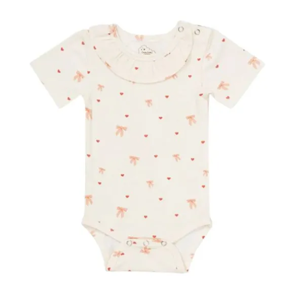 Cam Cam Copenhagen Romper Korte Mouw - Olivia - Maat 56 - Bows