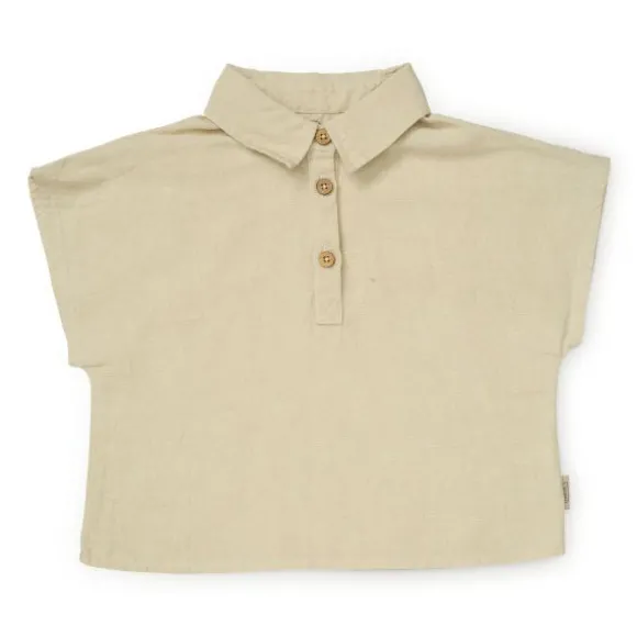 Cam Cam Copenhagen Shirt - Julian - Maat 68 - Beige Linen