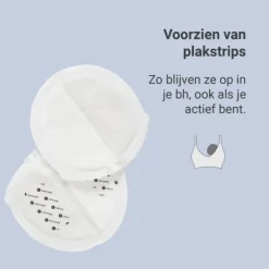 Carriwell Disposable Zoogcompressen - 50 Stuks - Bamboe