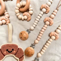Chewies & More Bijtring - Croissant - Beige