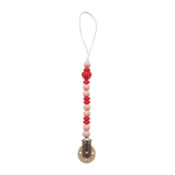 Chewies & More Speenkoord - Chewie Clip Sweet Heart - Pink & Red