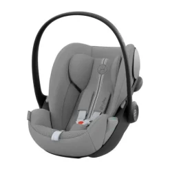 Cybex Gazelle S Kinderwagen - Silver - Stone Grey | Cybex Cloud G I-Size Plus Autostoeltje - Stone Grey | Cybex Base G | Autostoel adapters