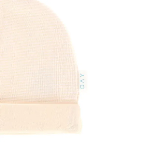 DAY Mutsje - Apricot Gestreept - 0-6 Mnd