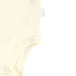 DAY Overslagromper Korte Mouw Rib - Mt. 50/56 - Cream