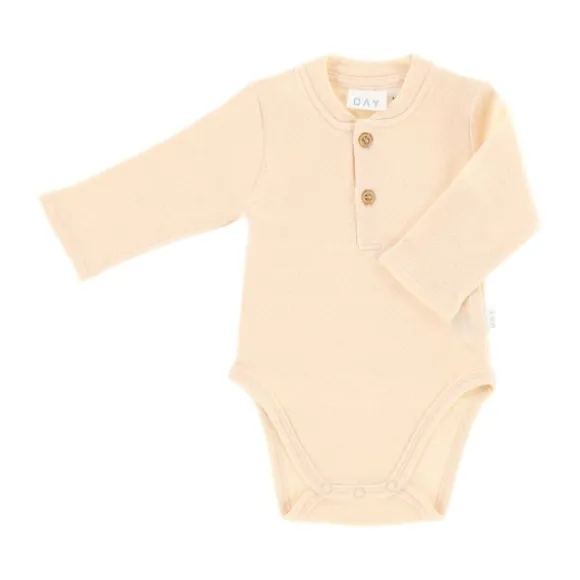 DAY Romper Met Knoopjes - Apricot - Maat 50/56