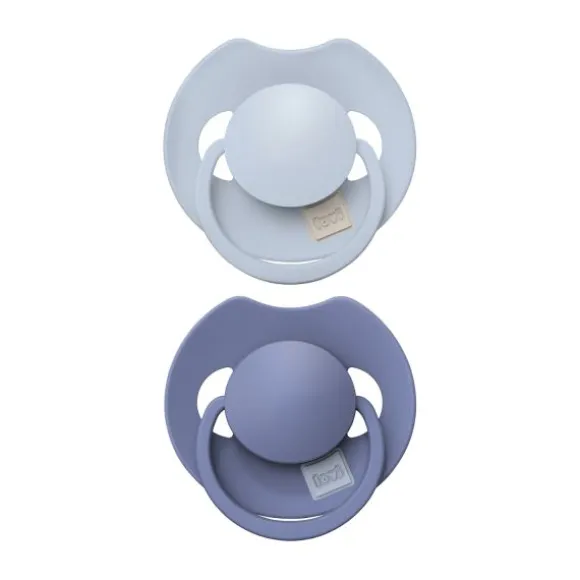 Difrax Dynamic Lovi Prime Fopspeen - 0-6mnd - 2st. - Baby Blue / Blue