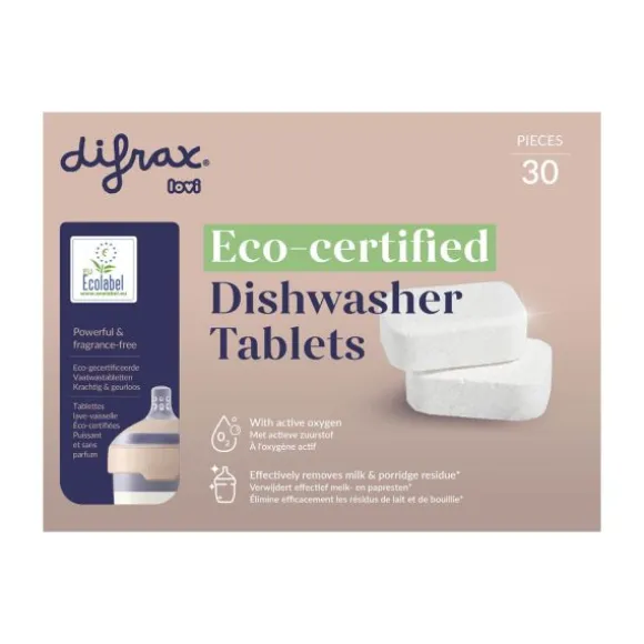 Difrax ECO Vaatwastabletten - 30 Stuks