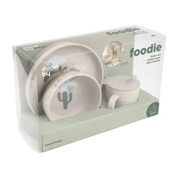 Done By Deer Foodie Dinner Set - Lalee - 3-Delig - Sand