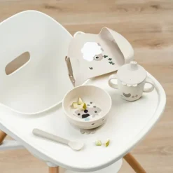 Done By Deer Foodie First Meal Set - Happy Clouds - 3-Delig - Green