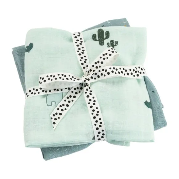 Done By Deer Lalee Hydrofiel Luiers - 2 Stuks - Blue