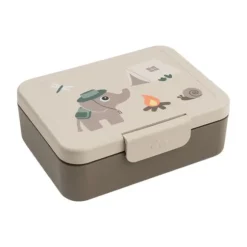 Done By Deer Lunchbox Met Verdeler - Tiny Trails - Sand