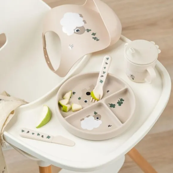 Done by Deer Stick & Stay Vakjesbord - Playground - Rond - Silicone - Powder