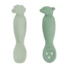 Done By Deer Tiny Farm Oefen Lepel Set - Green