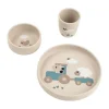 Done By Deer Tiny Farm Stick&Stay Dinerset - Sand