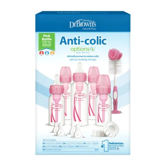 Dr. Brown's Standaardfles Giftset Roze