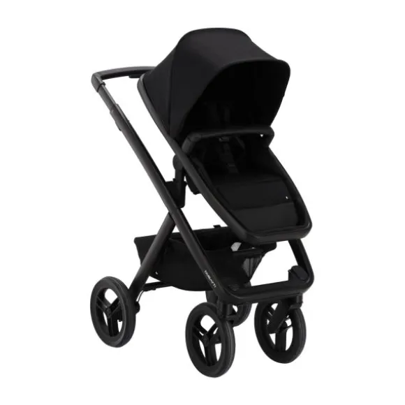Dubatti Two E2 Kinderwagen Bundel - Pitch Black / Black / Black