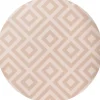 Eeveve Vloermat Rond - Modern Blocks - Desert Sand
