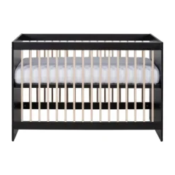 Europe Baby Nova Babybed Zwart Eiken 60 x 120 cm