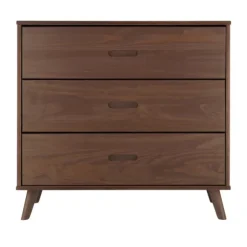Europe Baby Olivia II Commode - Walnoot / Walnoot - Retro