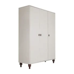 Europe Baby Olivia II Kledingkast 3-Deurs - Oatmeal / Walnoot - Bold