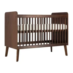 Europe Baby Olivia II Ledikant 60 x 120 cm - Walnoot / Walnoot - Retro