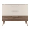Europe Baby Sev Commode - Cashmere/Walnoot