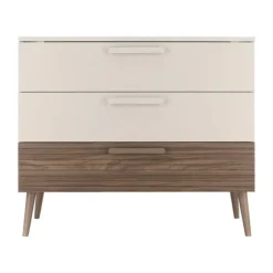 Europe Baby Sev Commode - Cashmere/Walnoot