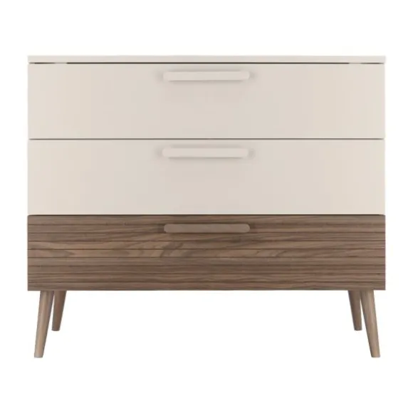 Europe Baby Sev Commode - Cashmere/Walnoot