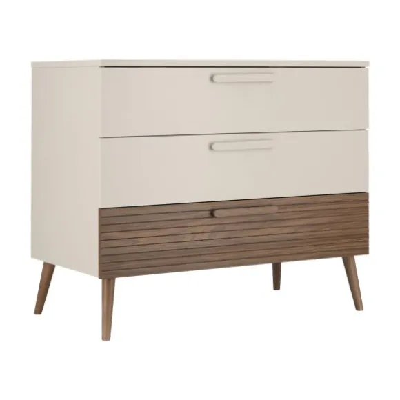 Europe Baby Sev Commode - Cashmere/Walnoot